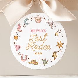 ラストロデオディスコカウガールバチェロレッテウィークエンド ラウンドシール