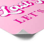 ラストロデオディスコ女性のカーボーイバチェロレッテ歓迎 ポスター (角)