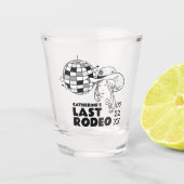 ラストロデオディスコ女性のカーボーイバチェロレッテ ショットグラス (正面)