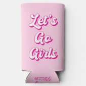 ラストロデオディスコ女性のカーボーイバチェロレッテ スリム缶クーラー (裏面)