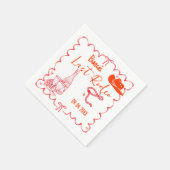 ラストロデオナッシュビルバチェロレッテ週末パーティー スタンダードカクテルナプキン (角)