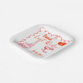 ラストロデオナッシュビルバチェロレッテ週末パーティー ペーパープレート (傾斜あり)