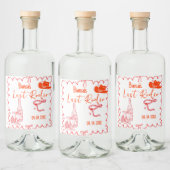 ラストロデオナッシュビルバチェロレッテ週末パーティー リキュールボトルラベル (ボトル)