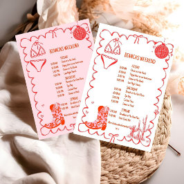 ラストロデオナッシュビルバチェロレッテ週末パーティー 招待状