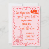 ラストロデオナッシュビルバチェロレッテ週末パーティー 招待状 (正面)