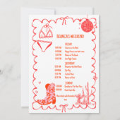 ラストロデオナッシュビルバチェロレッテ週末パーティー 招待状 (裏面)