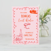 ラストロデオナッシュビルバチェロレッテ週末パーティー 招待状 (スタンド正面)