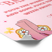 ラストロデオバチェロレッテミモサバーテーブルの記号 ポスター (角)