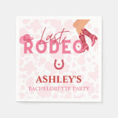 ラストロデオバチェロレッテレッツゴーガールズ スタンダードカクテルナプキン (正面)