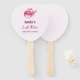 ラストロデオバチェロレッテ週末 | ピンクのファンのセット ハンドファン