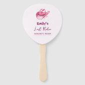 ラストロデオバチェロレッテ週末 | ピンクのファンのセット ハンドファン (正面)