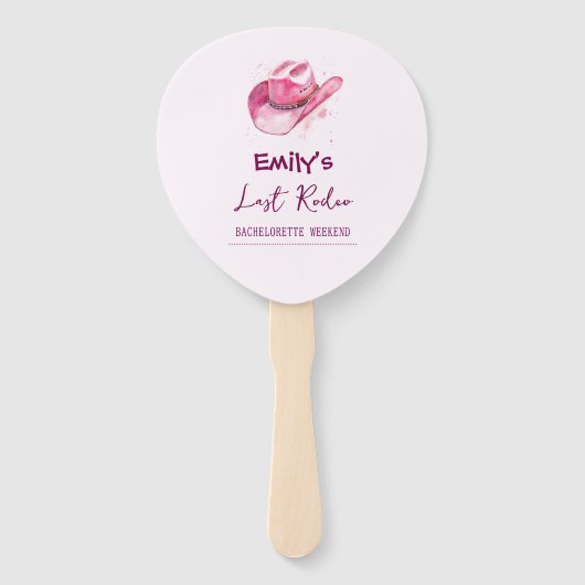 ラストロデオバチェロレッテ週末 | ピンクのファンのセット ハンドファン (正面)