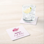 ラストロデオバチェロレッテ週末 | ピンクコースター スクエアペーパーコースター (インサイチュ)