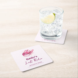 ラストロデオバチェロレッテ週末 | ピンクコースター スクエアペーパーコースター