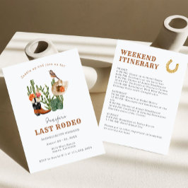 ラストロデオバチェロレッテ週末 招待状