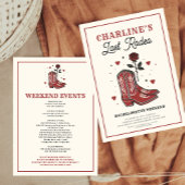 ラストロデオバチェロレッテ週末 招待状