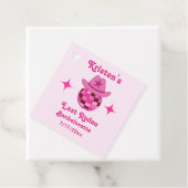 ラストロデオピンクディスコ女性のカーボーイバチェロレッテ フェイバータグ (インサイチュ)