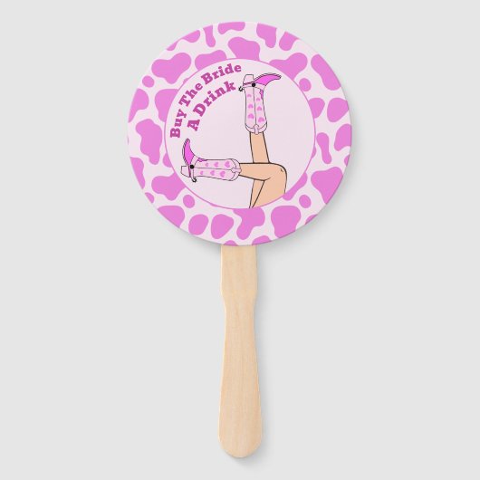 ラストロデオピンク買女性のカーボーイザ花嫁Aドリンク ハンドファン