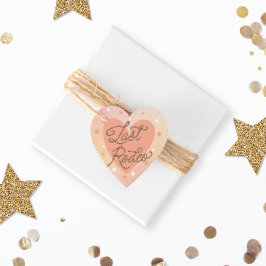 ラストロデオレトロウェスタンスイートハートブライダルシャワー フェイバータグ