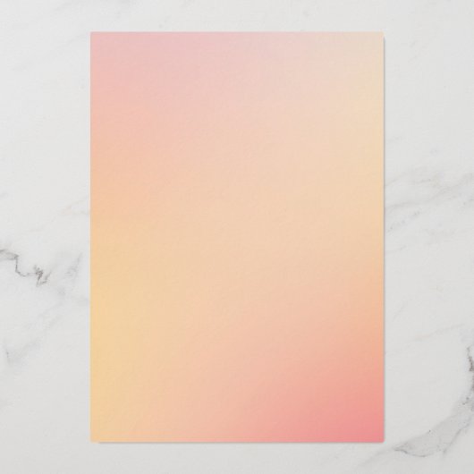 ラストロデオレトロスパークリウェスタンブライダルシャワー 箔招待状 (裏面)