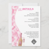 ラストロデオ地獄うん女性のカーボーイバチェロレッテ旅程 招待状 (裏面)