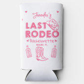 ラストロデオ女性のカーボーイクールバチェロレッテ スリム缶クーラー (正面)