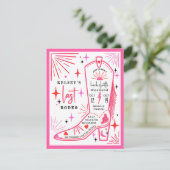 ラストロデオ女性のカーボーイバチェロレッテ週末の日程 招待状 (スタンド正面)