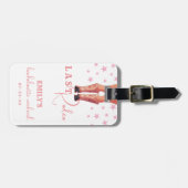 ラストロデオ女性のカーボーイバチェロレッテ週末 ラゲッジタグ (正面横)