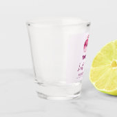 ラストロデオ独身最後の週末 | ピンクのショットグラス ショットグラス (左)