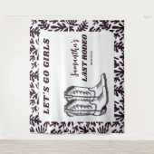 ラストロデオ ウェスタンカウガール ブライズメイドパーティー タペストリー (正面)