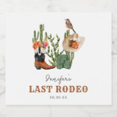 ラストロデオ スパークリングワインラベル (シングルラベル)