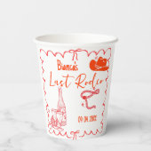 ラストロデオ ナッシュビル ブライズメイドウィークエンドパーティー 紙コップ (裏面)