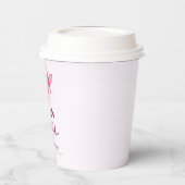 ラストロデオ・バチェロレッテウィークエンド | ピンクペーパーカップ 紙コップ (左)