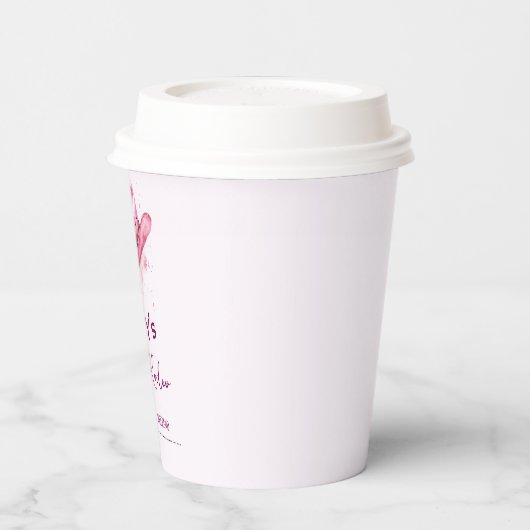 ラストロデオ・バチェロレッテウィークエンド | ピンクペーパーカップ 紙コップ (左)