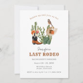 ラストロデオ・バチェロレッテウィークエンド 招待状 (正面)