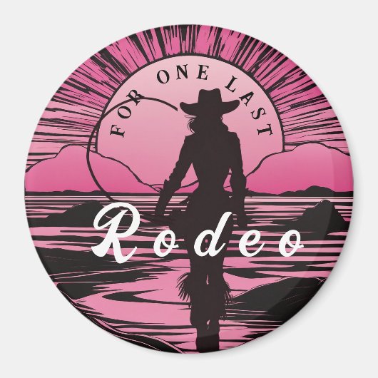 ラストロデオ・バチェロレッテ マグネット (正面)