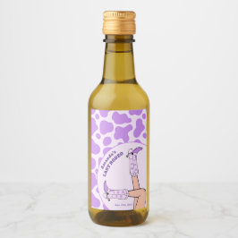 ラストロデオ パープルカウガール ブライダルシャワーパーティー ワインラベル