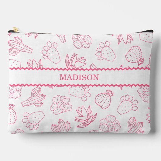 ラストロデオ ピンクのバチェロレッテパーティー アクセサリーポーチ (正面)