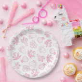 ラストロデオ ピンクのバチェロレッテパーティー ペーパープレート (パーティー)