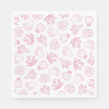 ラストロデオ ピンク ブライズメイドパーティー ペーパーナプキン