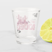 ラストロードバルーンフォントと牛のプリント、カッコいいパーティー ショットグラス (裏面)