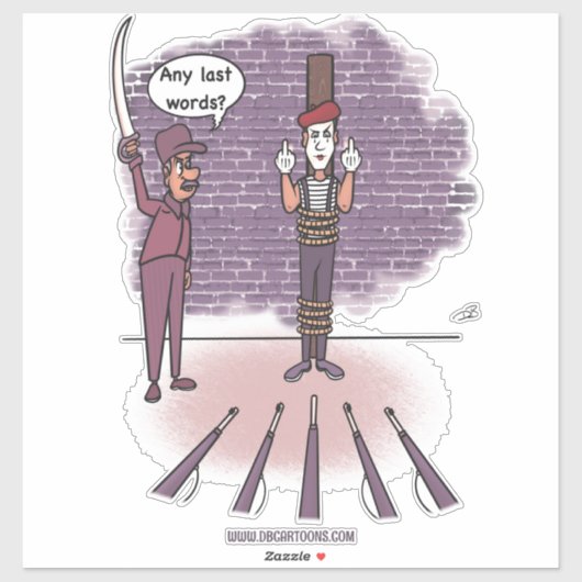 ラストワードカスタムカットステッカー シール (シート)