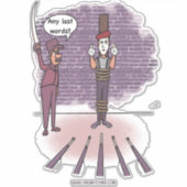 ラストワードカスタムカットステッカー シール (正面)