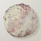 ラスト背景 – 完璧な背景抽象化 ラウンドクッション (裏面)