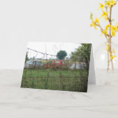 ラスト遠くに カード (黄色い花)