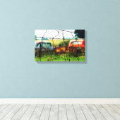 ラスト遠くに キャンバスプリント (インサイチュ (ウッドフロア))