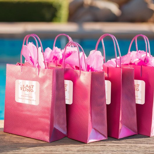 ラスト1回の独身最後の夜　女友達 スクエアシール