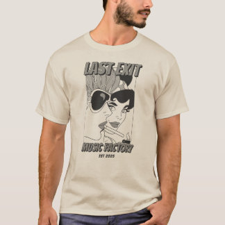 ラスト・エグジット・ミュージック・ファクトリー - レトロ・ガールズ Tシャツ