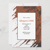 ラスト グランジ フォト 招待状 (裏面)