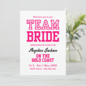 ラスト シングル ガールズ ウィークエンド ホット ピンク 招待状 (スタンド正面)